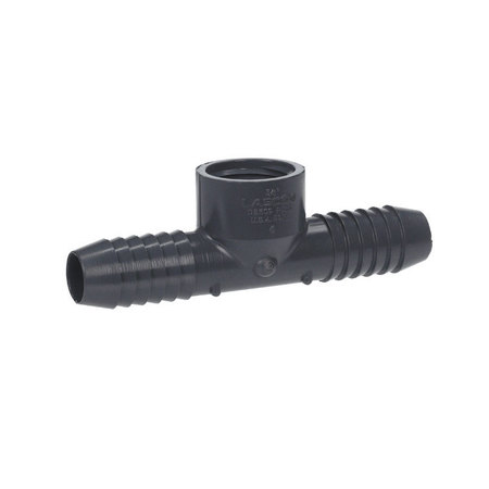 LASCO FITTINGS TEE INSRT POLY 3/4"" BLK FPT 1402007RMC